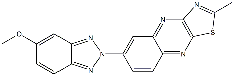 2-Methyl-6-(5-methoxy-2H-benzotriazol-2-yl)thiazolo[4,5-b]quinoxaline