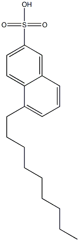 5-Nonyl-2-naphthalenesulfonic acid Structure