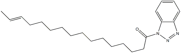 1-(14-Hexadecenoyl)-1H-benzotriazole 结构式