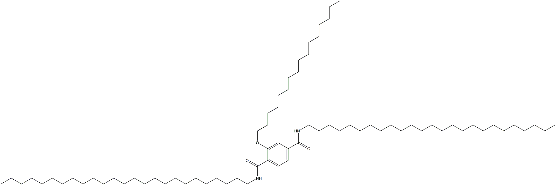 2-(Hexadecyloxy)-N,N'-dipentacosylterephthalamide Struktur