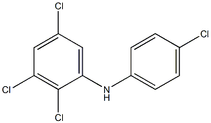 2,3,5-Trichlorophenyl 4-chlorophenylamine Struktur