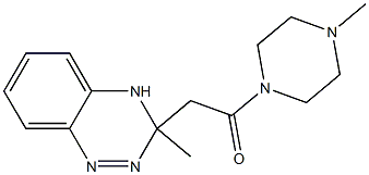  3-Methyl-3-[[(4-methylpiperazin-1-yl)carbonyl]methyl]-3,4-dihydro-1,2,4-benzotriazine