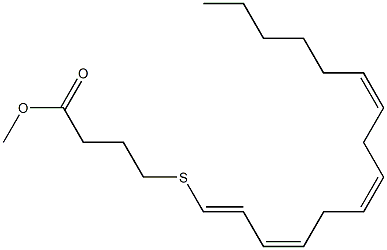 4-[[(1E,3Z,6Z,9Z)-1,3,6,9-Pentadecatetrenyl]thio]butyric acid methyl ester