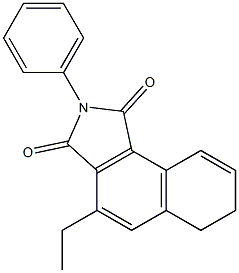 4-Ethyl-6,7-dihydro-2-phenyl-2H-benz[e]isoindole-1,3-dione 结构式
