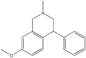2-Methyl-4-phenyl-7-methoxy-1,2,3,4-tetrahydroisoquinoline