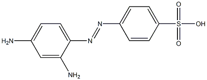 p-[(2,4-Diaminophenyl)azo]benzenesulfonic acid 结构式