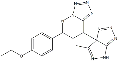 7,8-Dihydro-6-(4-ethoxyphenyl)-8-[(4,6a-dihydro-6-methylpyrazolo[3,4-d]-1,2,3-triazol)-6a-yl]tetrazolo[1,5-b]pyridazine