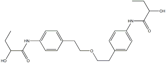 4-(2-Hydroxybutyrylamino)phenylethyl ether,,结构式