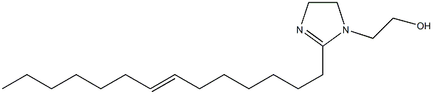 2-(7-Tetradecenyl)-2-imidazoline-1-ethanol Struktur