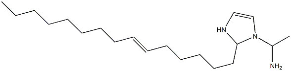 1-(1-Aminoethyl)-2-(6-pentadecenyl)-4-imidazoline Struktur