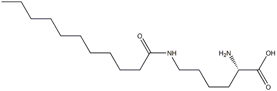 N6-Undecanoyllysine 结构式