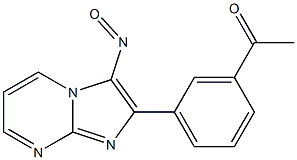 2-(3-Acetylphenyl)-3-nitrosoimidazo[1,2-a]pyrimidine Structure