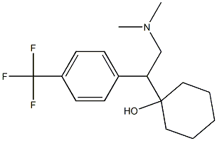 1-[1-(4-Trifluoromethylphenyl)-2-dimethylaminoethyl]cyclohexanol Struktur