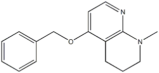 1,2,3,4-Tetrahydro-5-benzyloxy-1-methyl-1,8-naphthyridine,,结构式