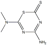 4-Amino-6-(methylmethylamino)-2H-1,3,5-thiadiazine-2-thione Struktur