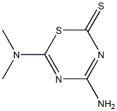 4-Amino-6-(methylmethylamino)-2H-1,3,5-thiadiazine-2-thione Structure