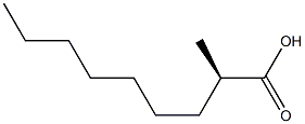 [R,(-)]-2-Methylnonanoic acid Structure