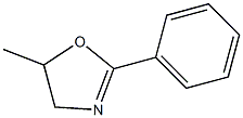 2-Phenyl-5-methyl-2-oxazoline Struktur