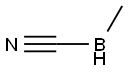 Methylcyanoborane,,结构式