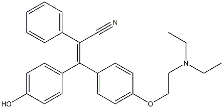 (Z)-2-Phenyl-3-(4-hydroxyphenyl)-3-[4-[2-(diethylamino)ethoxy]phenyl]propenenitrile