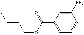 3-Aminobenzoic acid butyl ester Structure