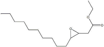 3,4-Epoxytetradecanoic acid ethyl ester,,结构式