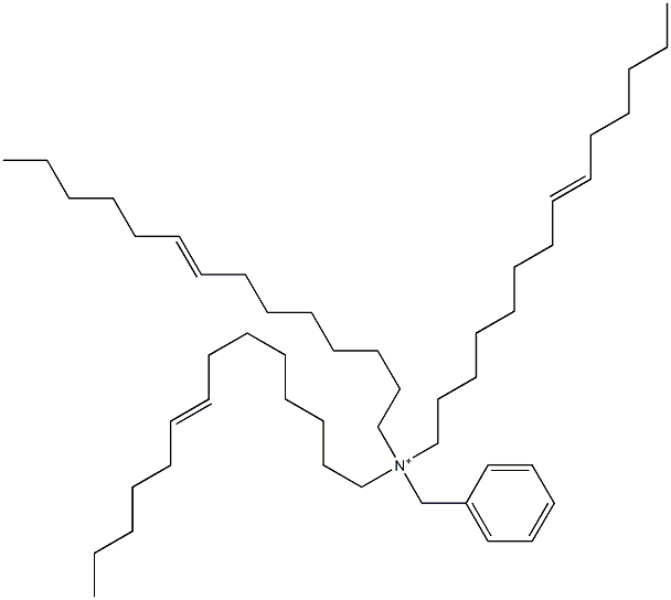 Tri(8-tetradecenyl)benzylaminium|