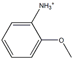 o-Methoxybenzenaminium Structure