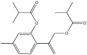 5-Methyl-2-[2-(2-methylpropanoyloxy)-1-methyleneethyl]phenol 2-methylpropanoate