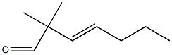 2,2-Dimethyl-3-heptenal Structure