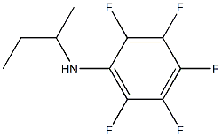 N-(1-Methylpropyl)-2,3,4,5,6-pentafluoroaniline Struktur