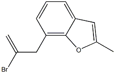 2-Methyl-7-(2-bromo-2-propenyl)benzofuran