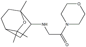 4-[N-(1,8-Epoxy-p-menthan-2-yl)glycyl]morpholine Structure