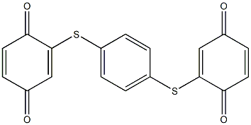 2,2'-(1,4-Phenylenedithio)bis(1,4-benzoquinone) Struktur