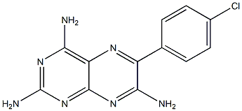 6-[4-Chlorophenyl]-2,4,7-pteridinetriamine