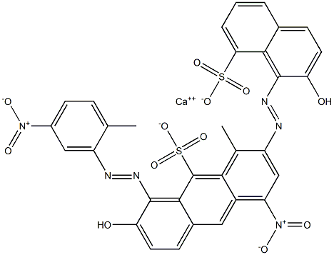 Bis[1-[(2-methyl-5-nitrophenyl)azo]-2-hydroxy-8-naphthalenesulfonic acid]calcium salt