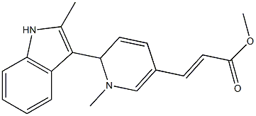 3-[[2-(2-Methyl-1H-indol-3-yl)-1,2-dihydro-1-methylpyridin]-5-yl]acrylic acid methyl ester