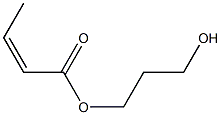 1,3-Propanediol 1-isocrotonate Structure