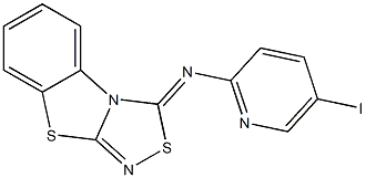 3-(5-Iodo-2-pyridinyl)imino[1,2,4]thiadiazolo[3,4-b]benzothiazole
