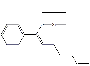 (1Z)-1-(tert-Butyldimethylsilyloxy)-1-phenyl-1,6-heptadiene Structure