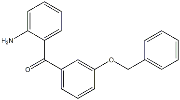 2'-Amino-3-benzyloxybenzophenone Structure