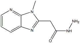 3-Methyl-3H-imidazo[4,5-b]pyridine-2-acetohydrazide,,结构式
