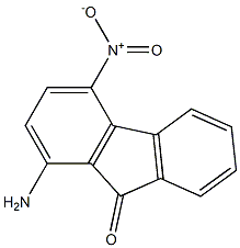 1-Amino-4-nitro-9H-fluoren-9-one Structure