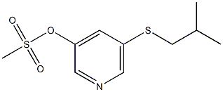 Methanesulfonic acid 5-(2-methylpropylthio)-3-pyridinyl ester|