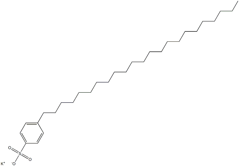 4-Tricosylbenzenesulfonic acid potassium salt 结构式