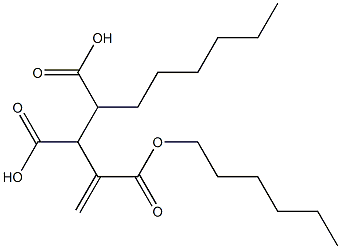 3-Butene-1,2,3-tricarboxylic acid 1,3-dihexyl ester