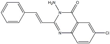 3-Amino-6-chloro-2-[(E)-2-phenylethenyl]quinazolin-4(3H)-one