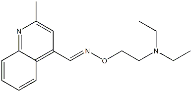 2-Methyl-4-[[2-(diethylamino)ethoxy]iminomethyl]quinoline