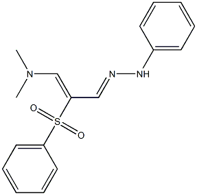 3-(Dimethylamino)-2-(phenylsulfonyl)propenal phenyl hydrazone