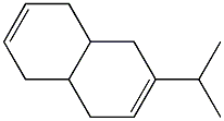 1,4,4a,5,8,8a-Hexahydro-2-isopropylnaphthalene Struktur
